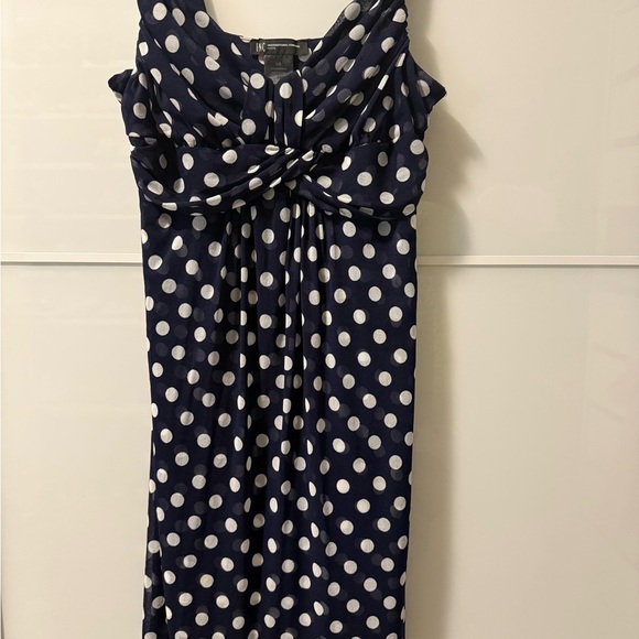 INC International Concepts Blue Sheath Midi Dress - Picture 1 of 4